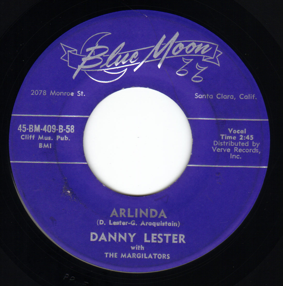 Danny Lester From Watsonville,California Danny recorded two songs he wrote,  